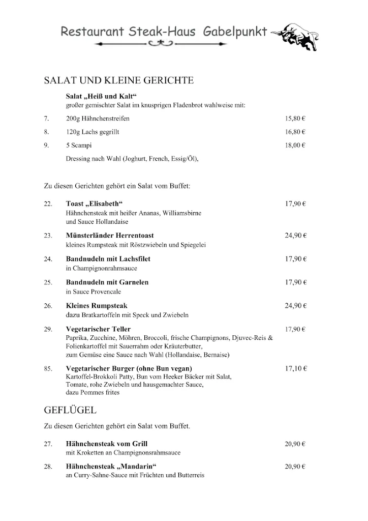 Menu_Restaurant Steakhaus Gabelpunkt_Heek_immagine_3