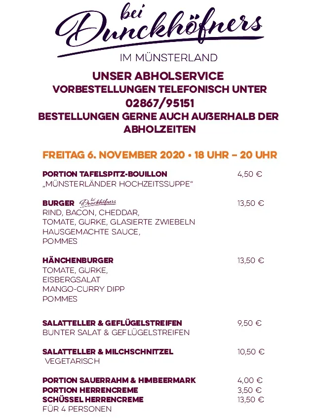 Menu_Bei Dunckhöfners_Heiden_image_2