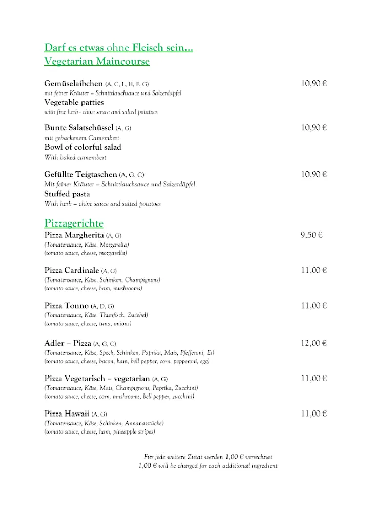 Menu_Hotel Restaurant Schwarzer Adler_Austria_image_1