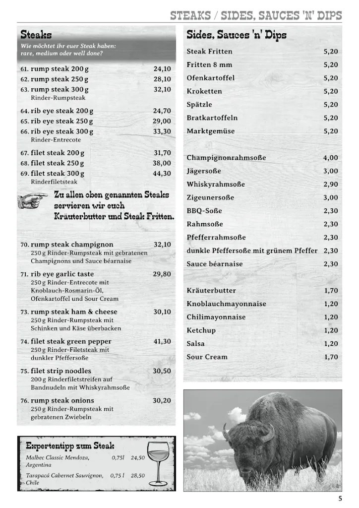 Menu_Steakhaus Büffel_Heimbach_image_4