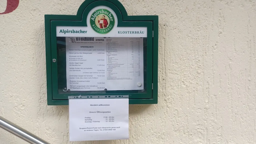 Menu_Gaststätte Kohlsägemühle Altensteig mitten im Nordschwarzwald_Altensteig_image_3