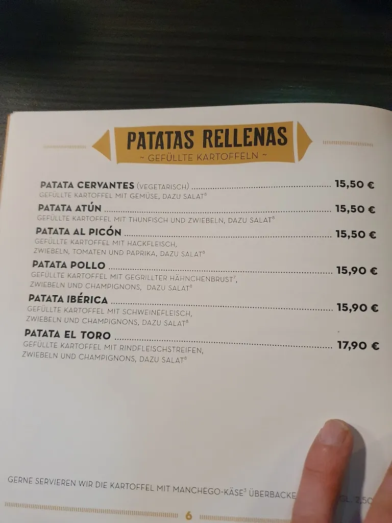 Menu_Don Quijote - Tapas y mas_Heinsberg_immagine_1