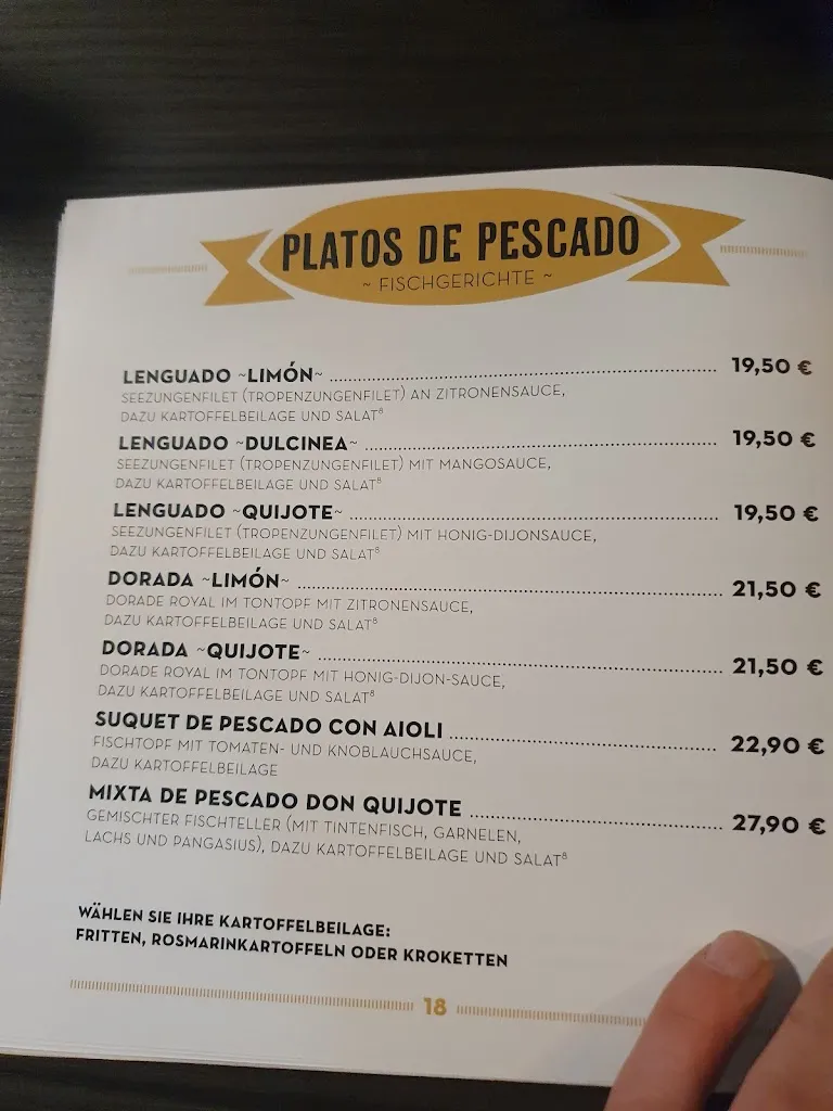 Menu_Don Quijote - Tapas y mas_Heinsberg_immagine_2