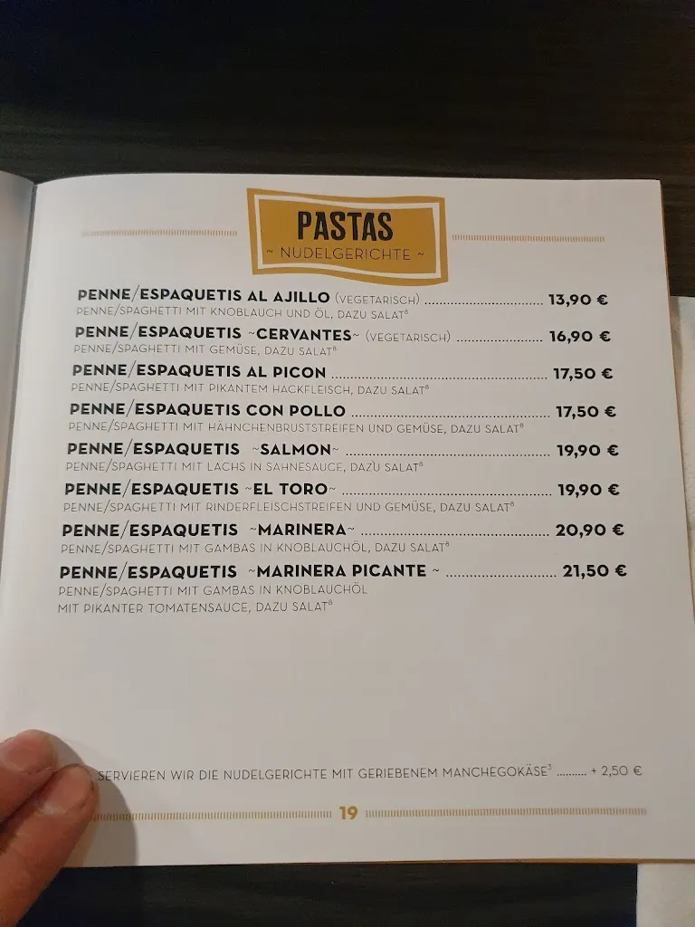 Menu_Don Quijote - Tapas y mas_Heinsberg_immagine_3