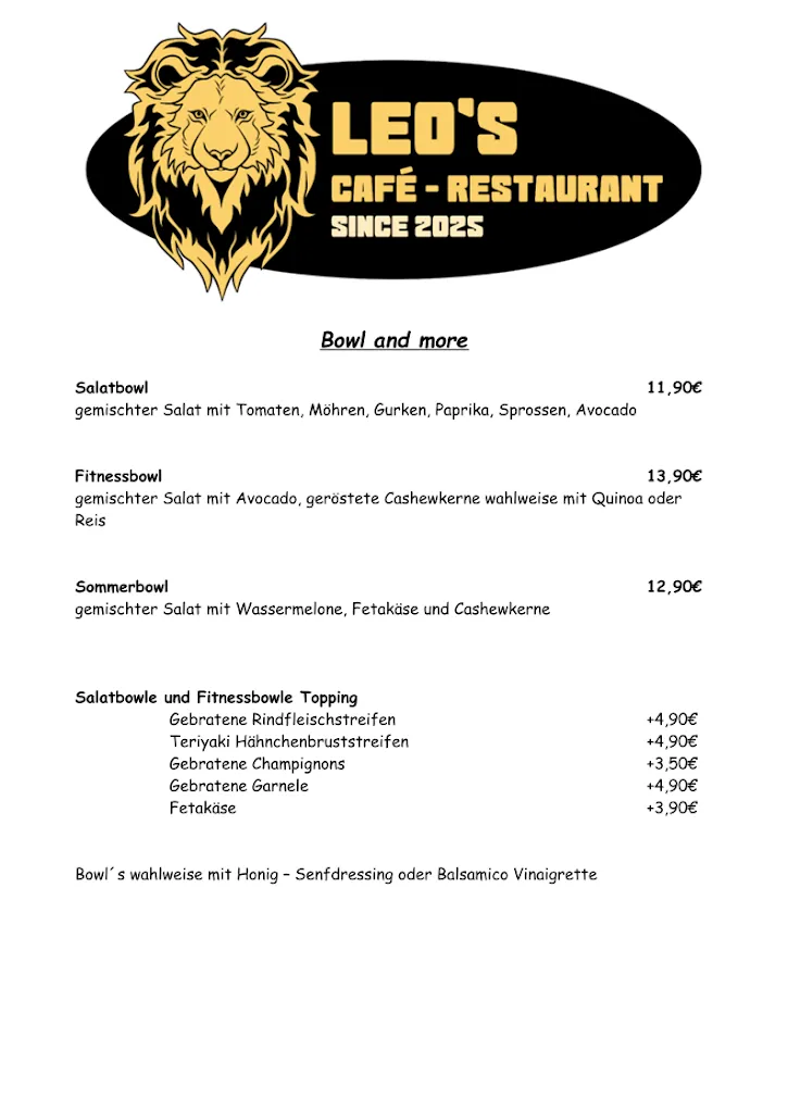 Menu_Leo's Café - Restaurant Hellenthal_Hellenthal_immagine_4