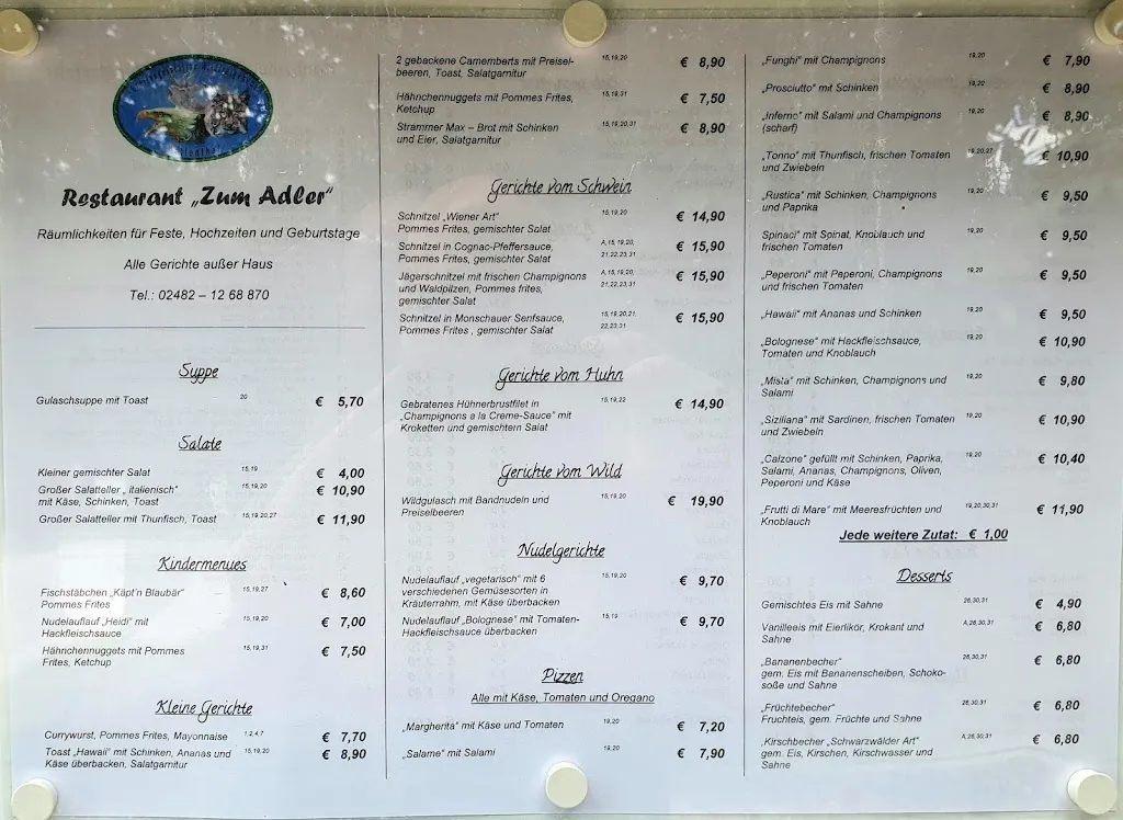 Menu_Restaurant „Zum Adler“_Hellenthal_immagine_3