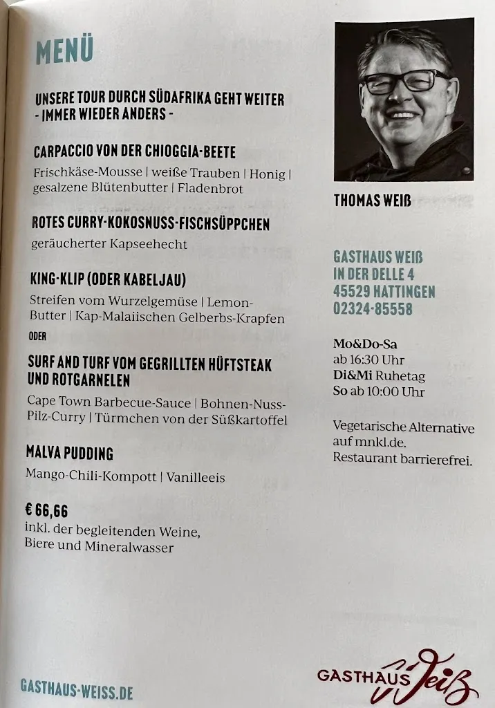 Menu_Gasthaus Weiss_Hattingen_immagine_2