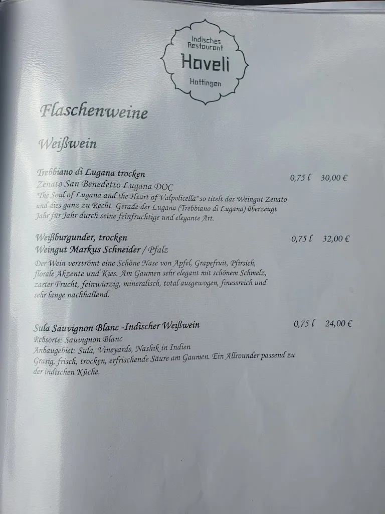 Menu_Restaurant Haveli Hattingen_Hattingen_image_2