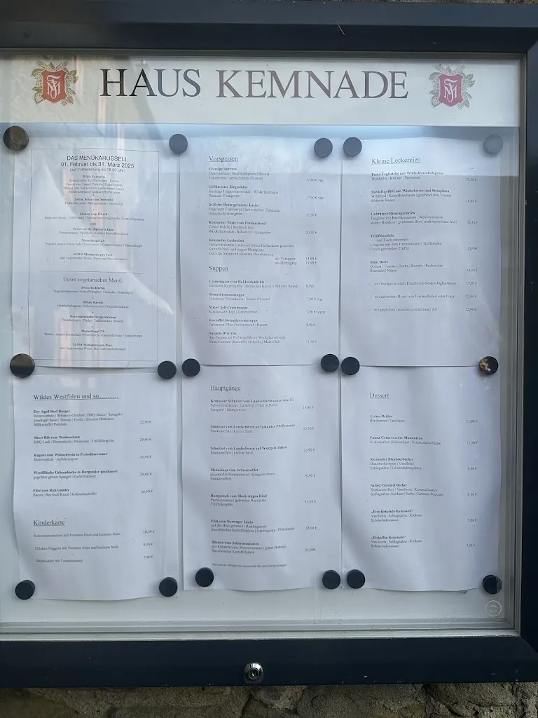 Menu_Restaurant Haus Kemnade_Hattingen_image_1