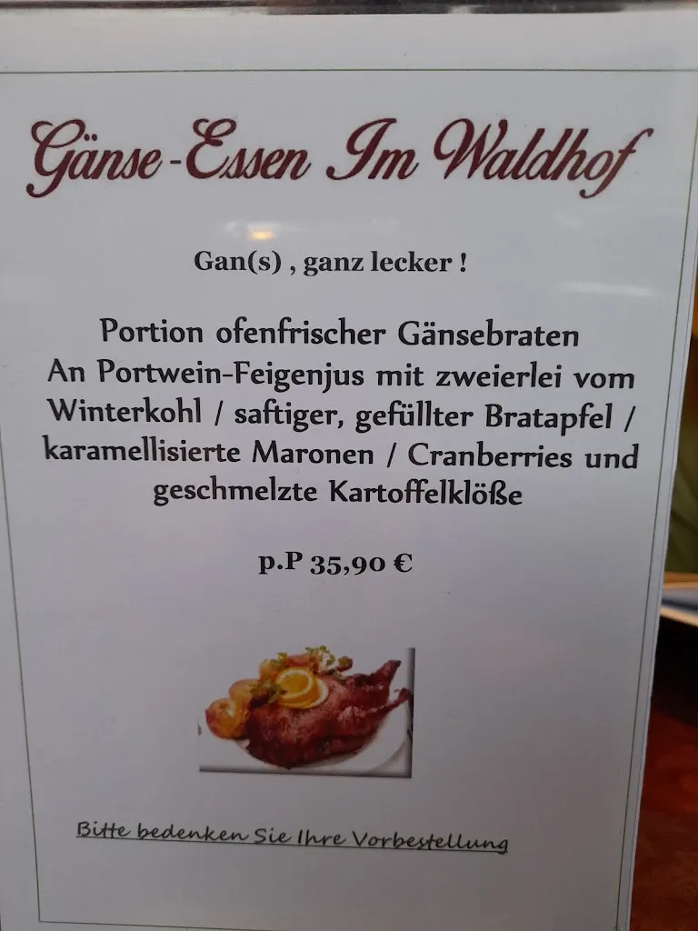 Menu_Cafe Restaurant Waldhof_Hattingen_immagine_2