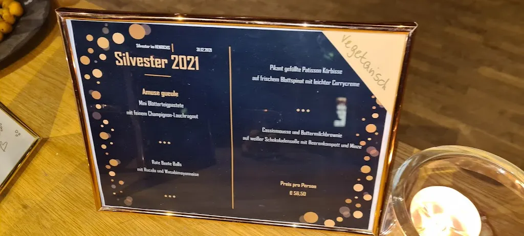 Menu_Henrichs Restaurant - Café - Lounge_Hattingen_immagine_1