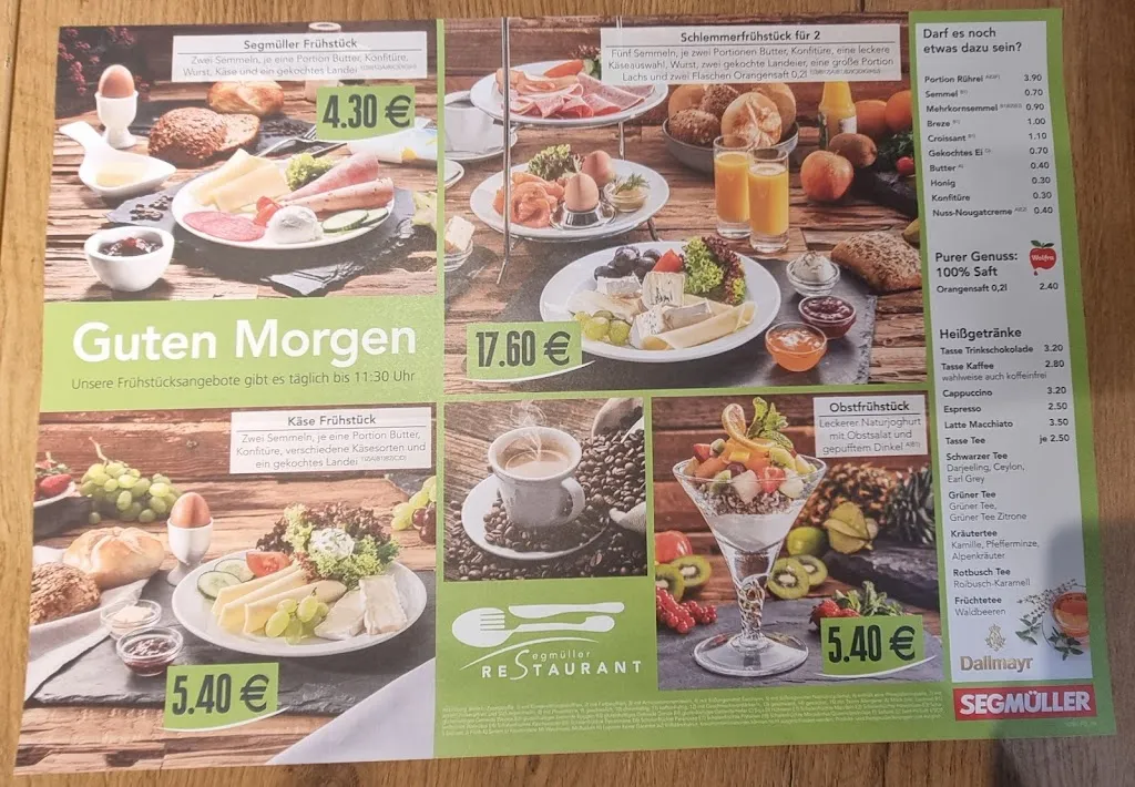 Menu_Segmüller's Restaurant_Friedberg_image_1