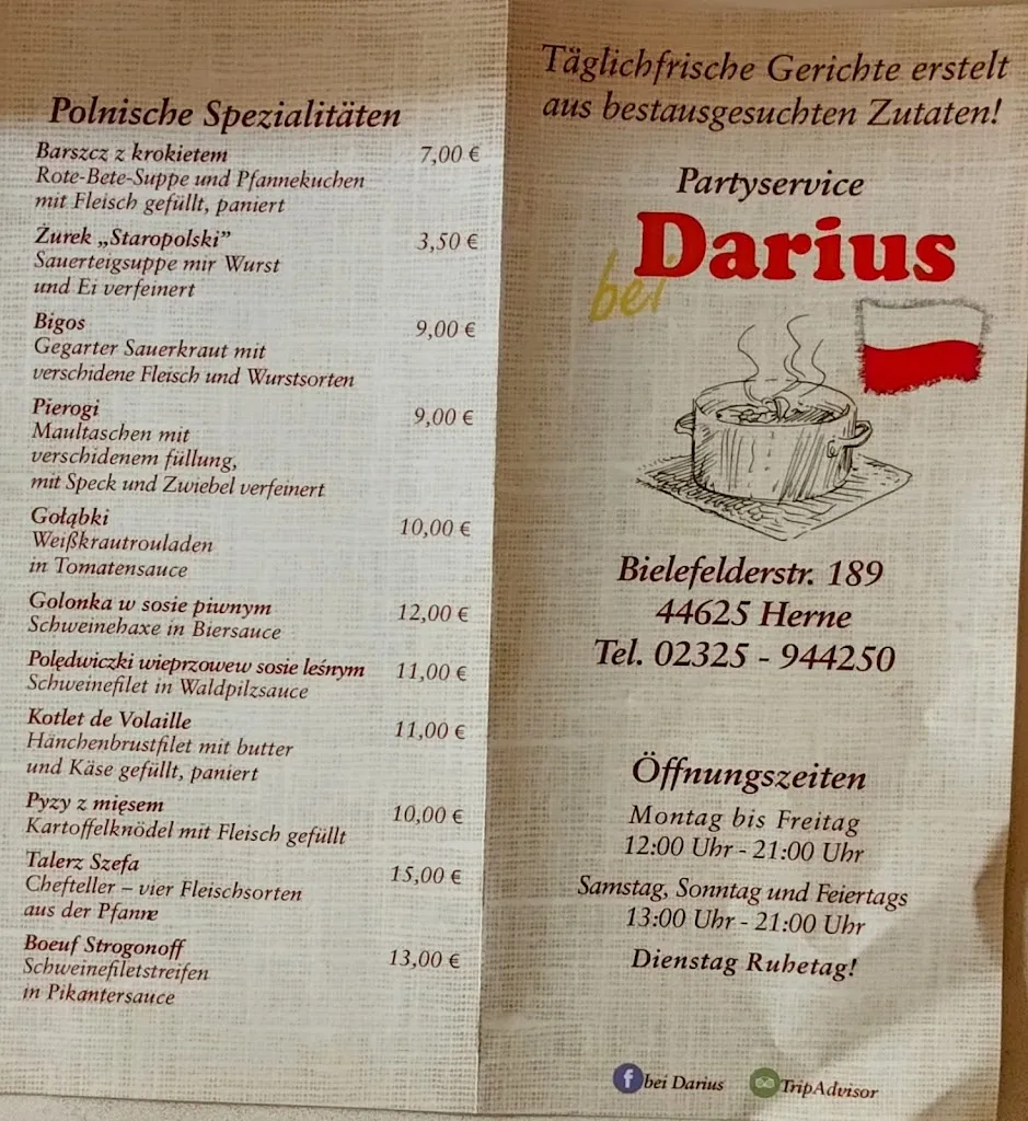 Menu_Bei Darius / Herne_Herne_image_3