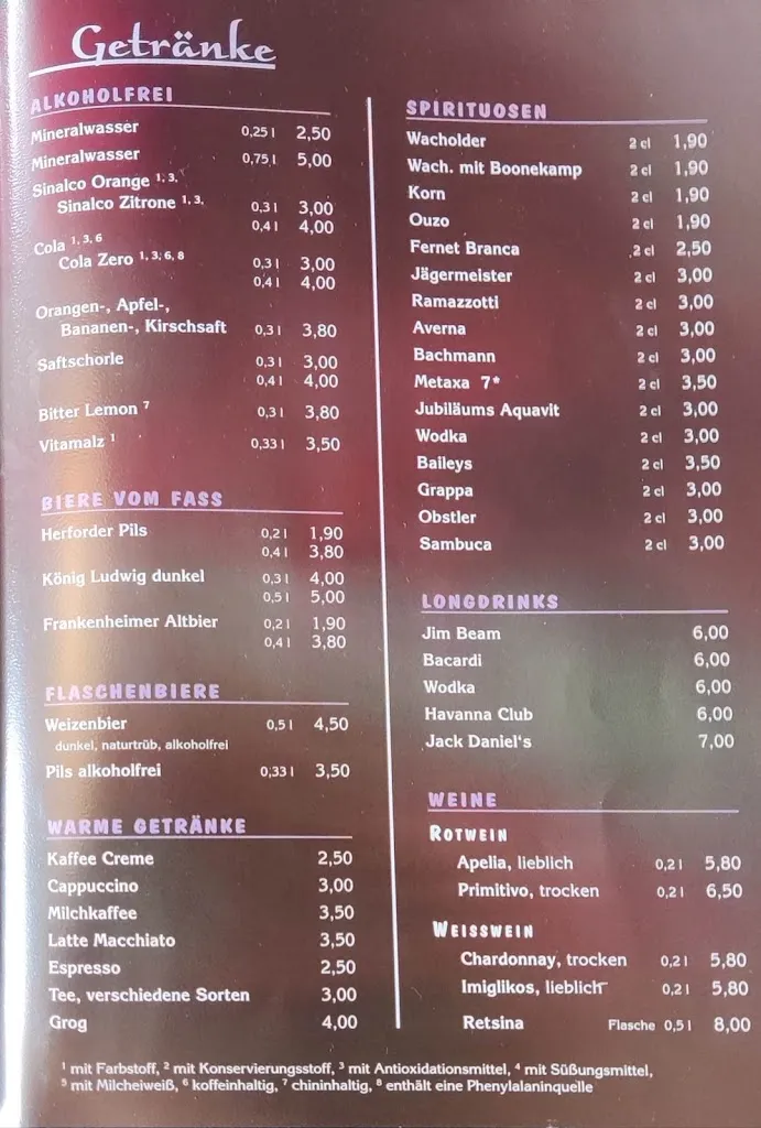 Menu_Alter Dorfkrug_Hiddenhausen_immagine_1