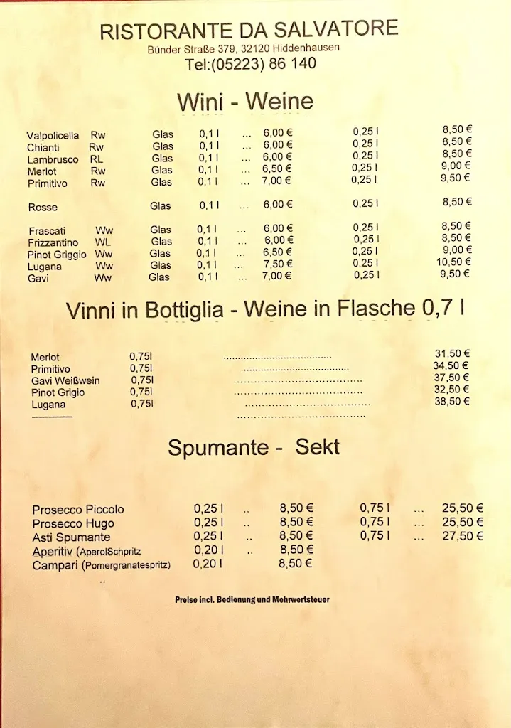 Menu_Da Salvatore_Hiddenhausen_immagine_3