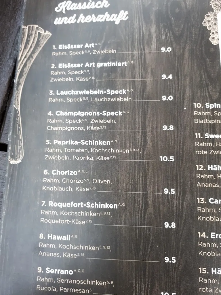 Menu_Le Feu - Der Flammkuchen in Herford_Herford_image_4