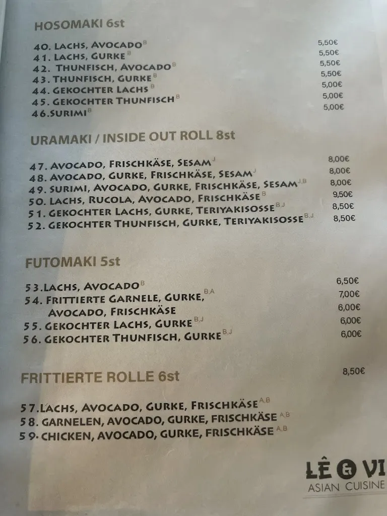 Menu_Le & Vi Herford_Herford_immagine_2