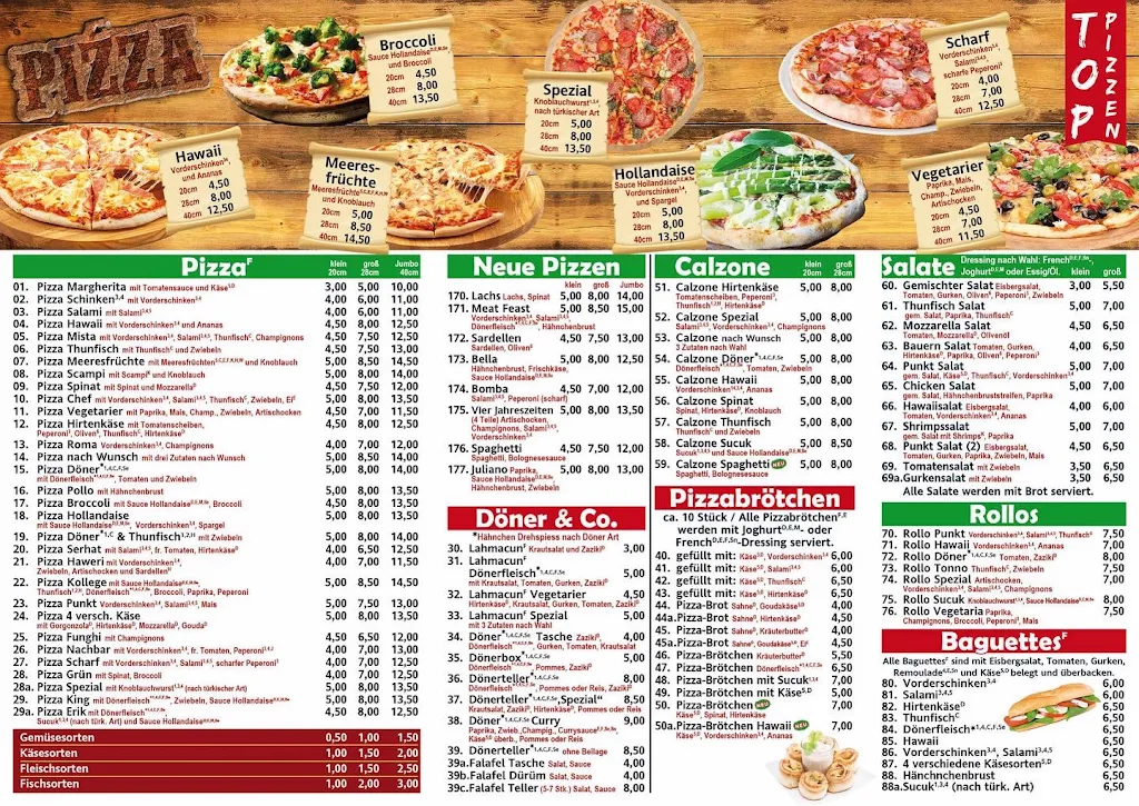 Menu_Pizzeria Punkt_Hiddenhausen_image_1