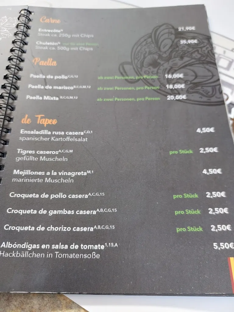 Menu_Casa España_Herzogenrath_image_1