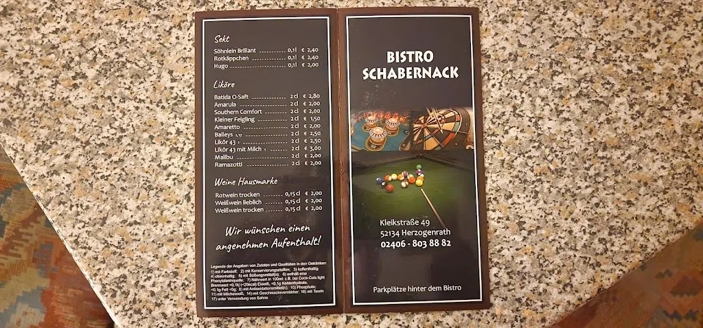Menu_Bistro Schabernack_Herzogenrath_immagine_2