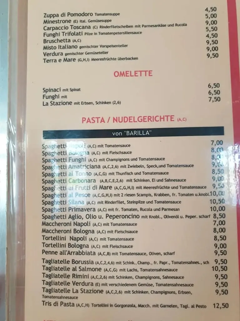 Menu_Pizzeria La Stazione_Herzogenrath_immagine_2