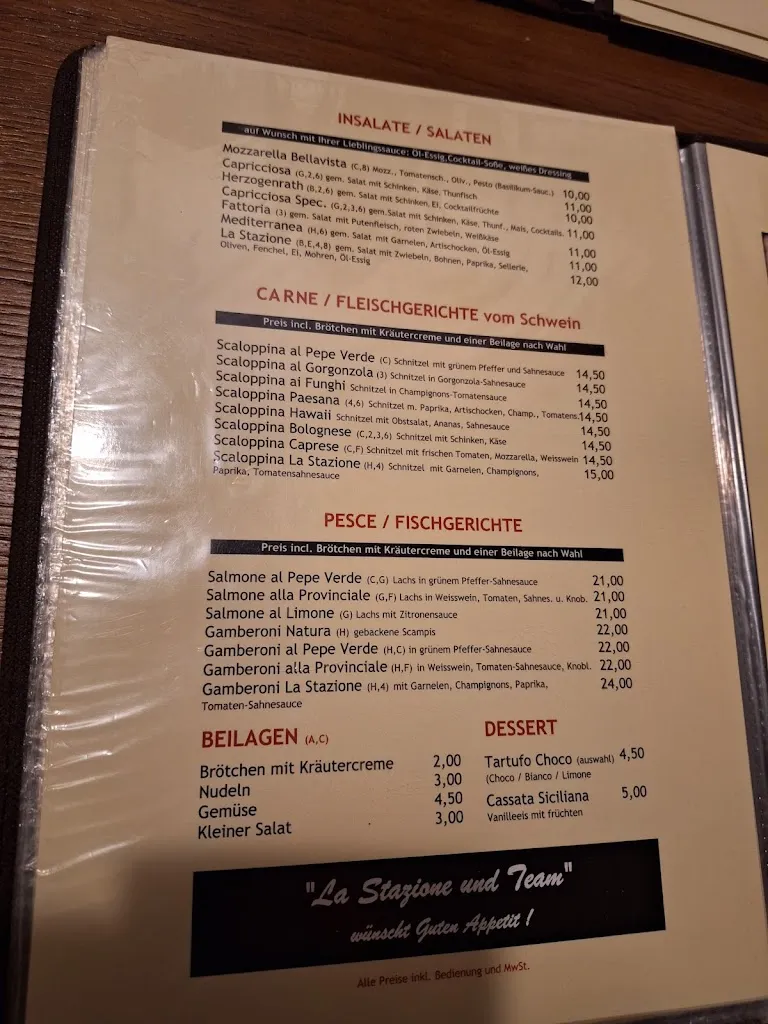 Menu_Pizzeria La Stazione_Herzogenrath_immagine_4