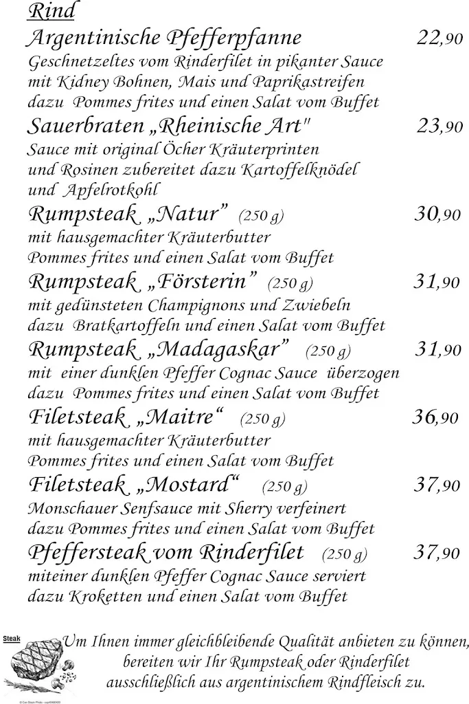 Menu_Forsthaus Weiden_Aachen_immagine_2