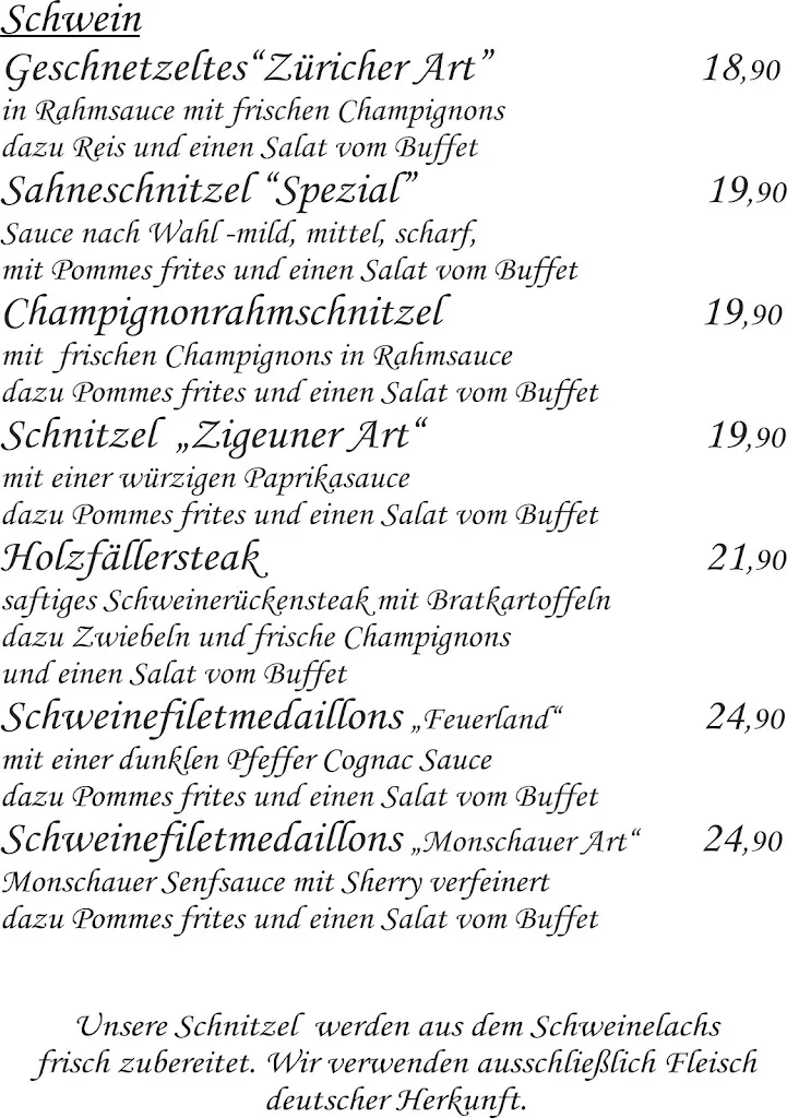 Menu_Forsthaus Weiden_Aachen_immagine_3