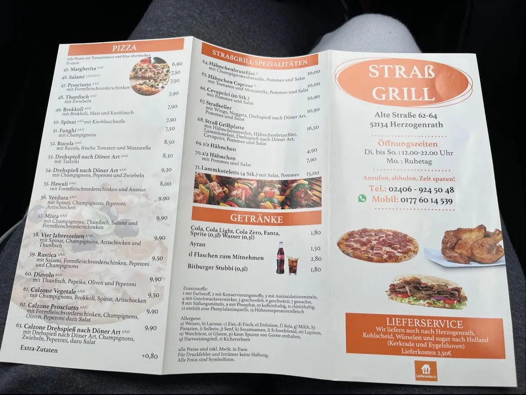 Menu_Strass Grill Doner Kebab Pizza and Burger_Herzogenrath_immagine_2