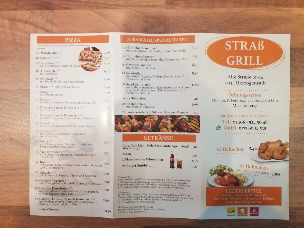 Menu_Strass Grill Doner Kebab Pizza and Burger_Herzogenrath_immagine_3