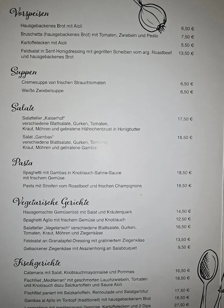 Menu_Restaurant Kaiserhof bei Sandra und Dirk. Vest im Revier GmbH_Herten_image_2
