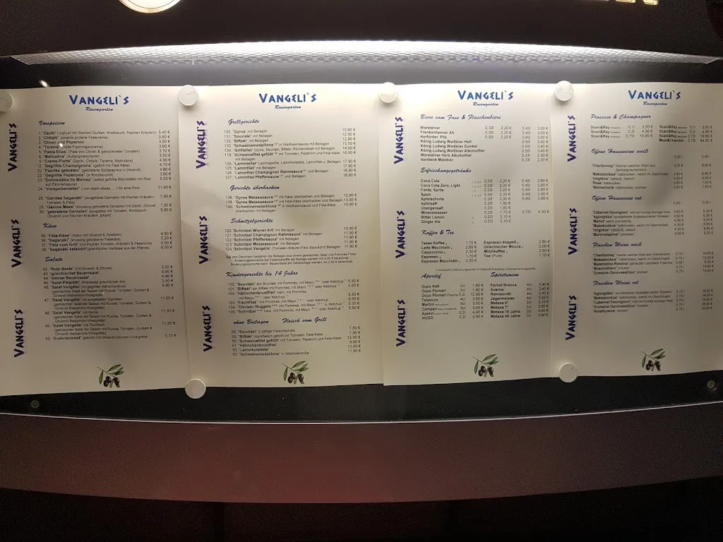 Menu_Restaurant Vangelis_Herten_image_1