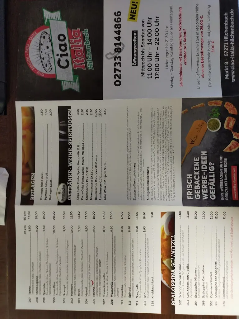 Menu_Ciao Italia Hilchenbach_Hilchenbach_immagine_2
