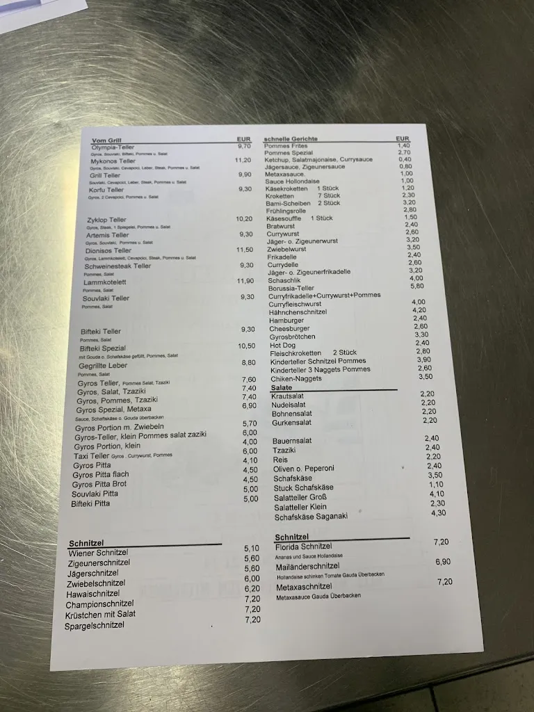 Menu_Olympia-Grill_Holzwickede_immagine_1