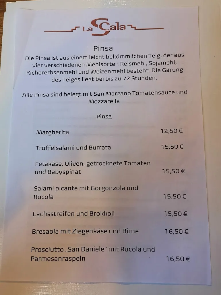 Menu_Restaurant La Scala_Hilden_image_1