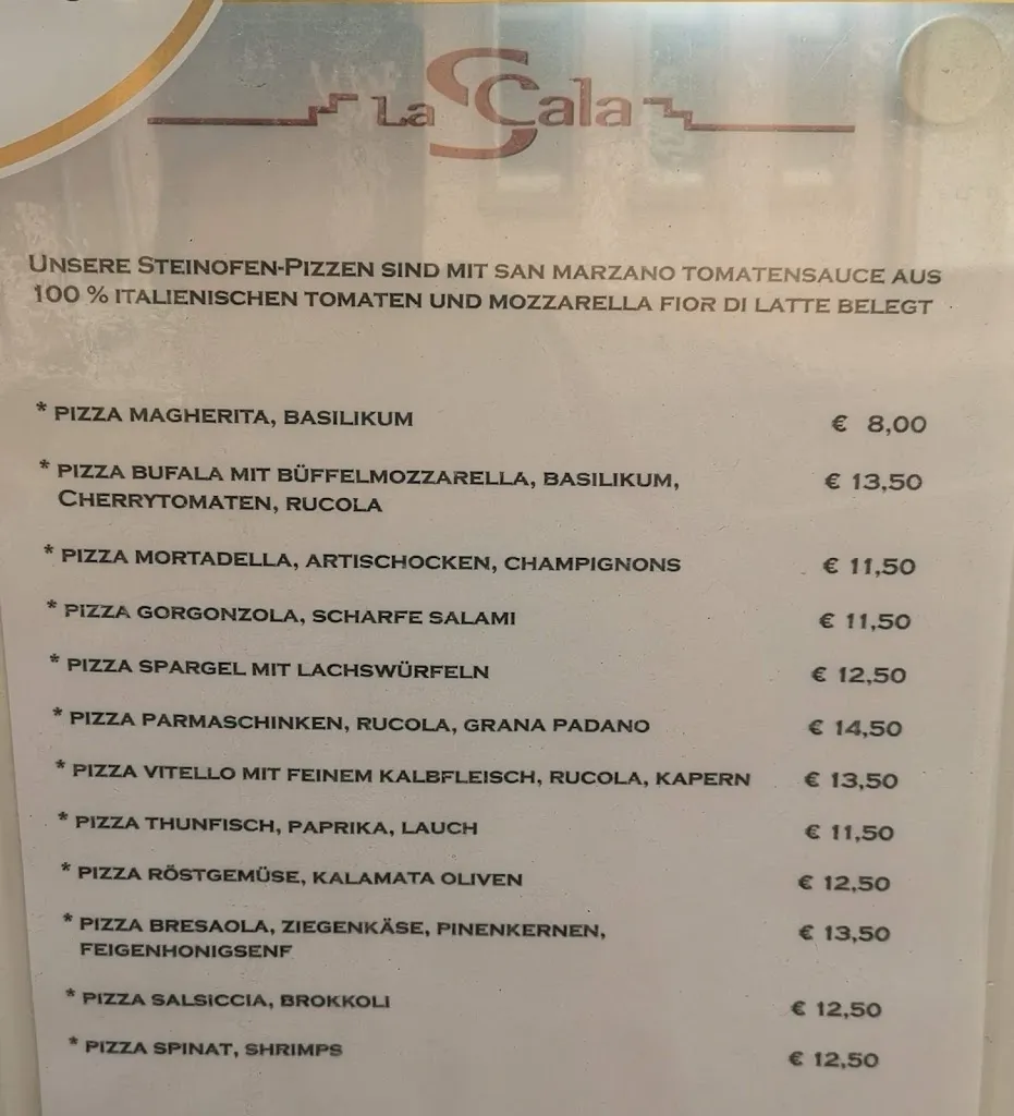 Menu_Restaurant La Scala_Hilden_image_2