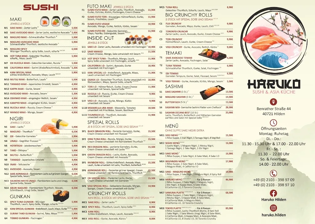 Menu_HARUKO Sushi & Asia Küche_Hilden_immagine_2