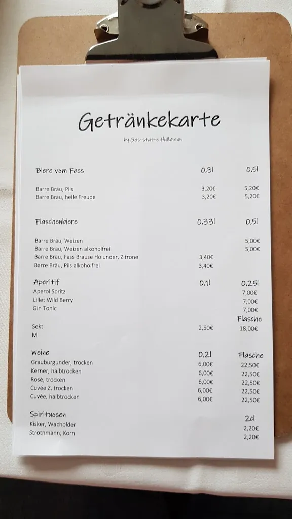 Menu_Gaststätte Hussmann - Wagemarks Brunnen_Hille_image_2