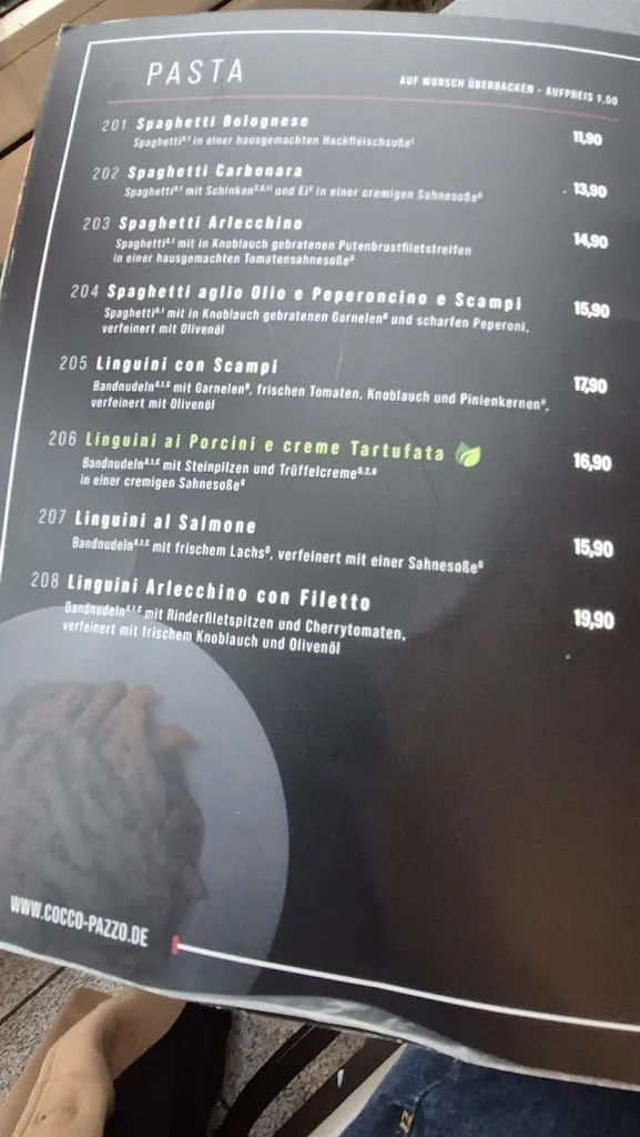 Menu_Cocco Pazzo Restaurant Minden_Minden_image_2