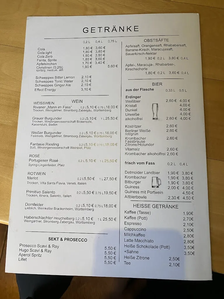 Menu_Einstein Restaurant & Bistro_Hövelhof_immagine_1