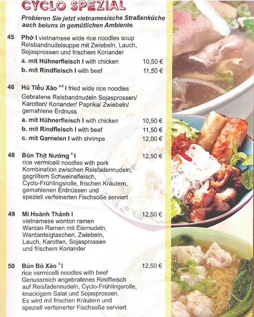 Menu_CYCLO Restaurant_Hövelhof_image_1