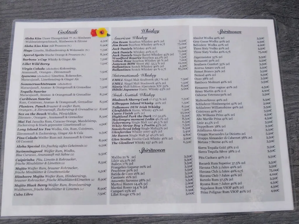 Menu_Aloha Bar and Grill_Hückelhoven_image_4