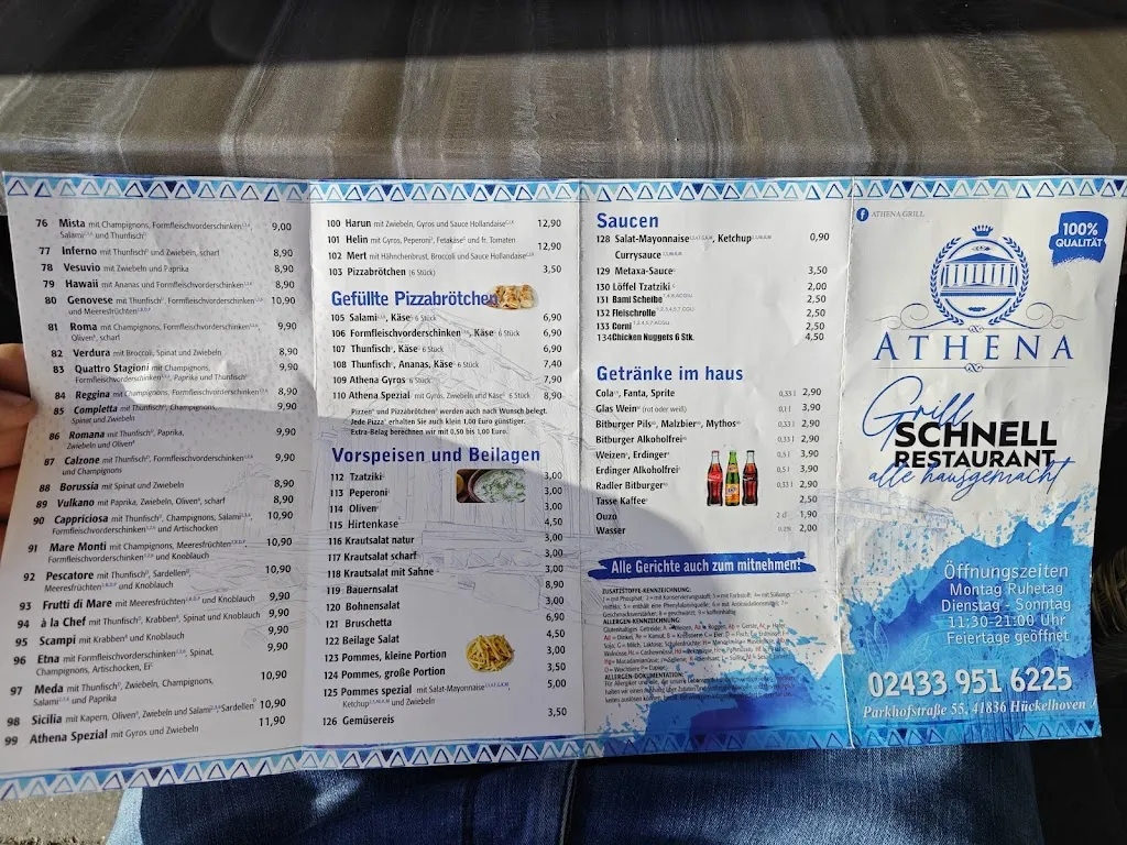 Menu_Athena Grill Restaurant_Hückelhoven_image_1