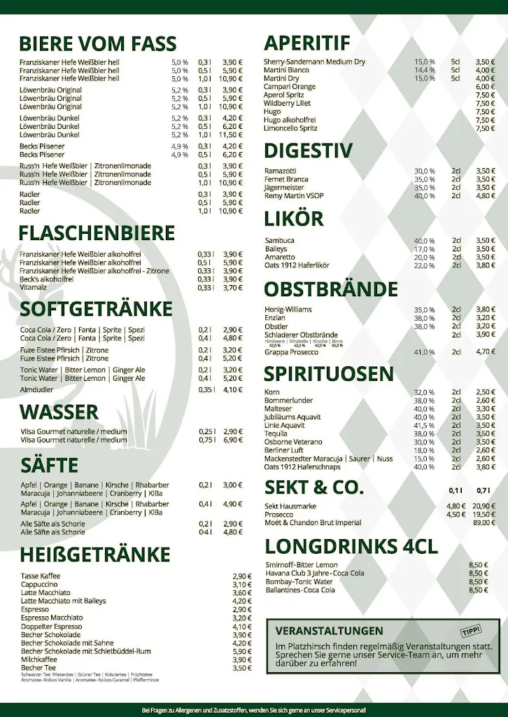 Menu_Platzhirsch Bremen_Bremen_immagine_3