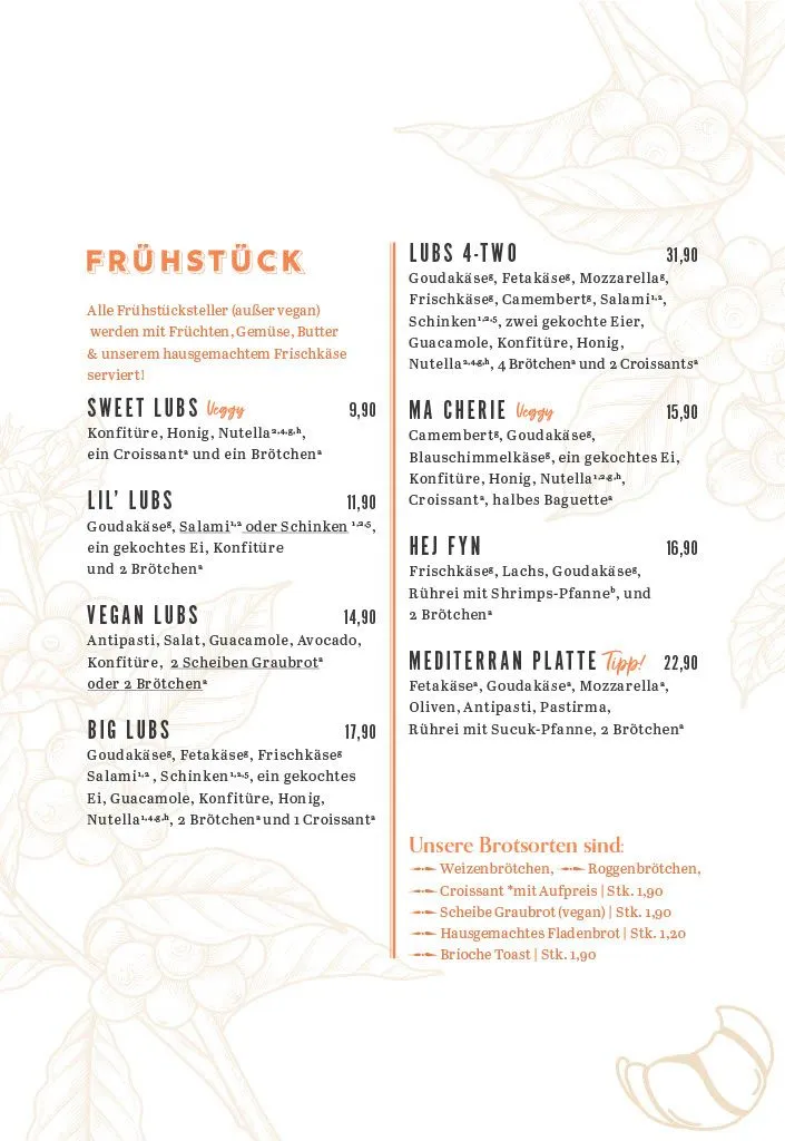 Menu_LUB's coffee & more_Bremen_immagine_1