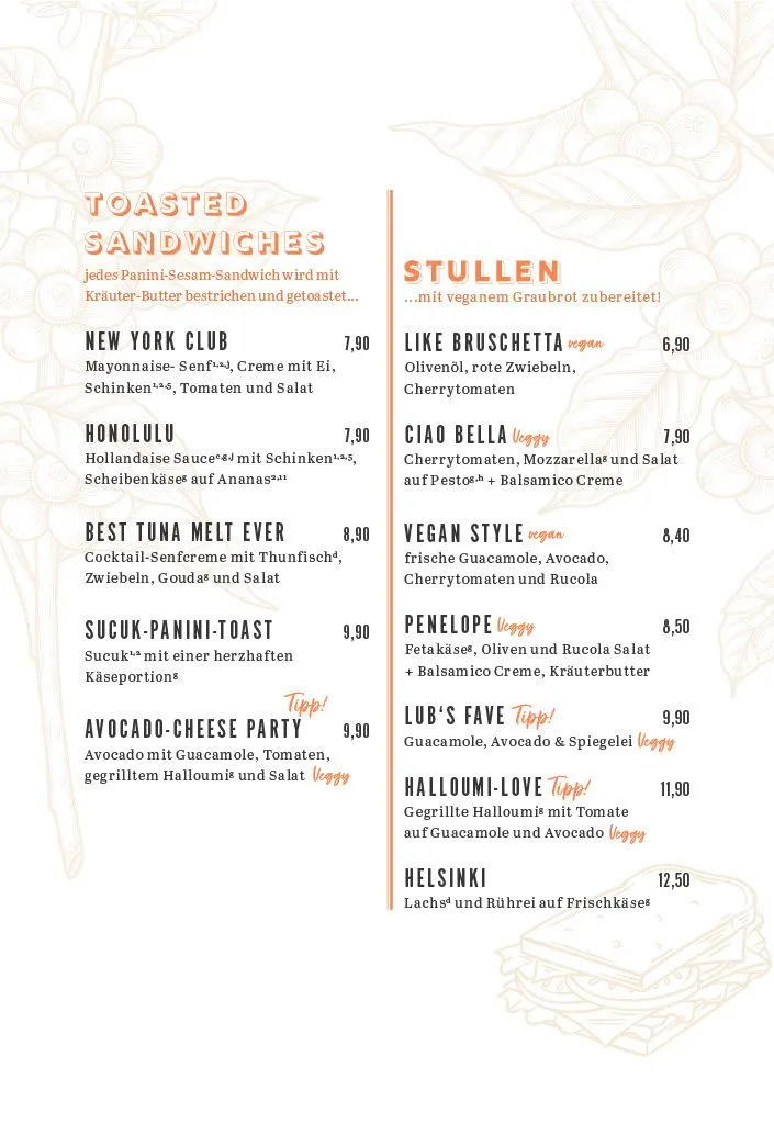 Menu_LUB's coffee & more_Bremen_immagine_2