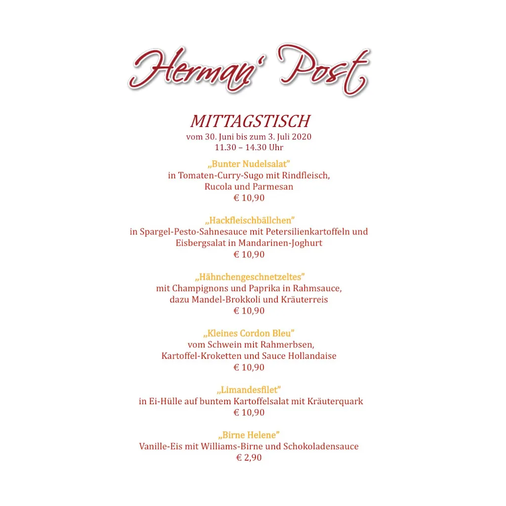Menu_Herman‘s Post_Bremen_image_1