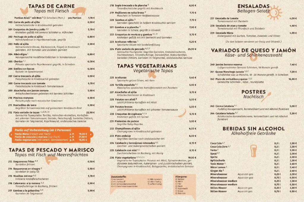 Menu_La Casa de las Tapas_Hückeswagen_immagine_1
