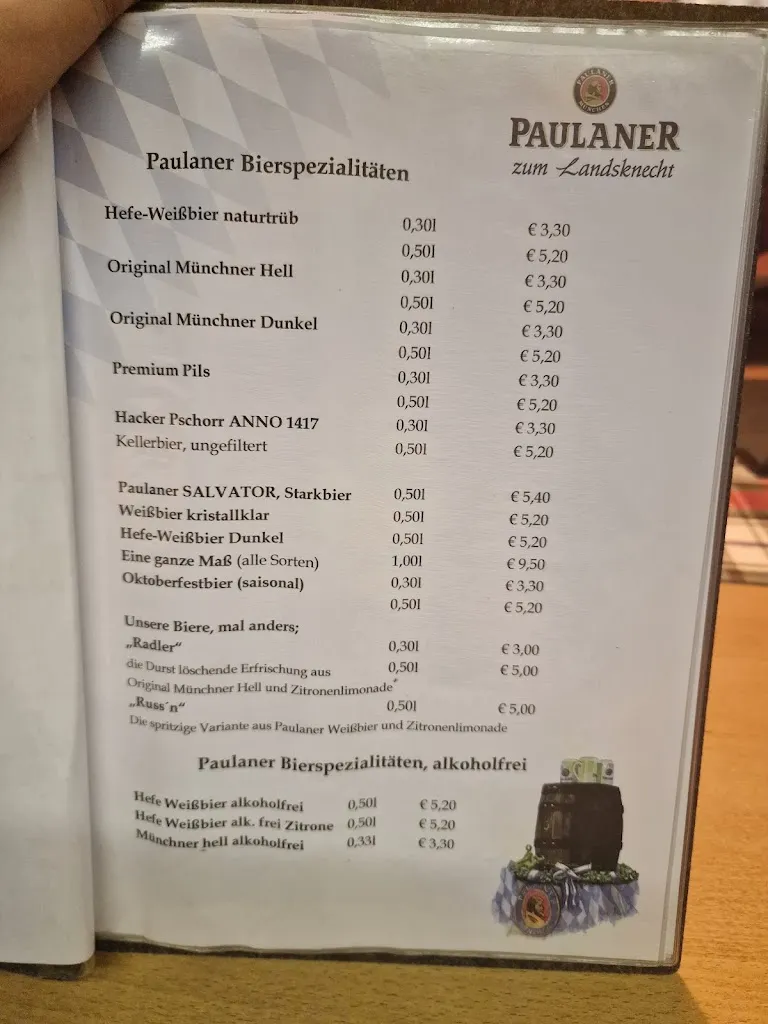 Menü_Paulaner Wirtshaus im Landsknecht_Höxter_Bild_1