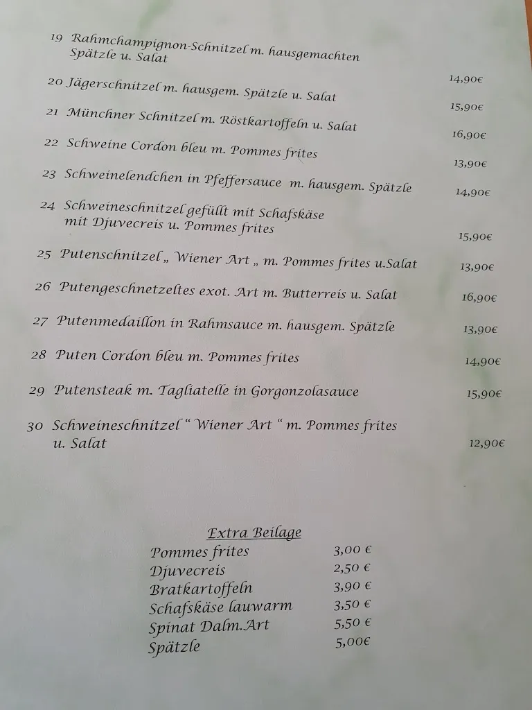 Menu_Gaststätte Zadar_Gauting_immagine_1